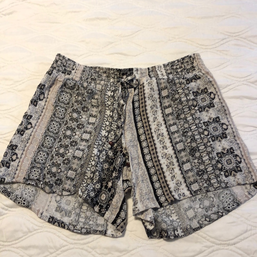 Flowy Patterned Shorts